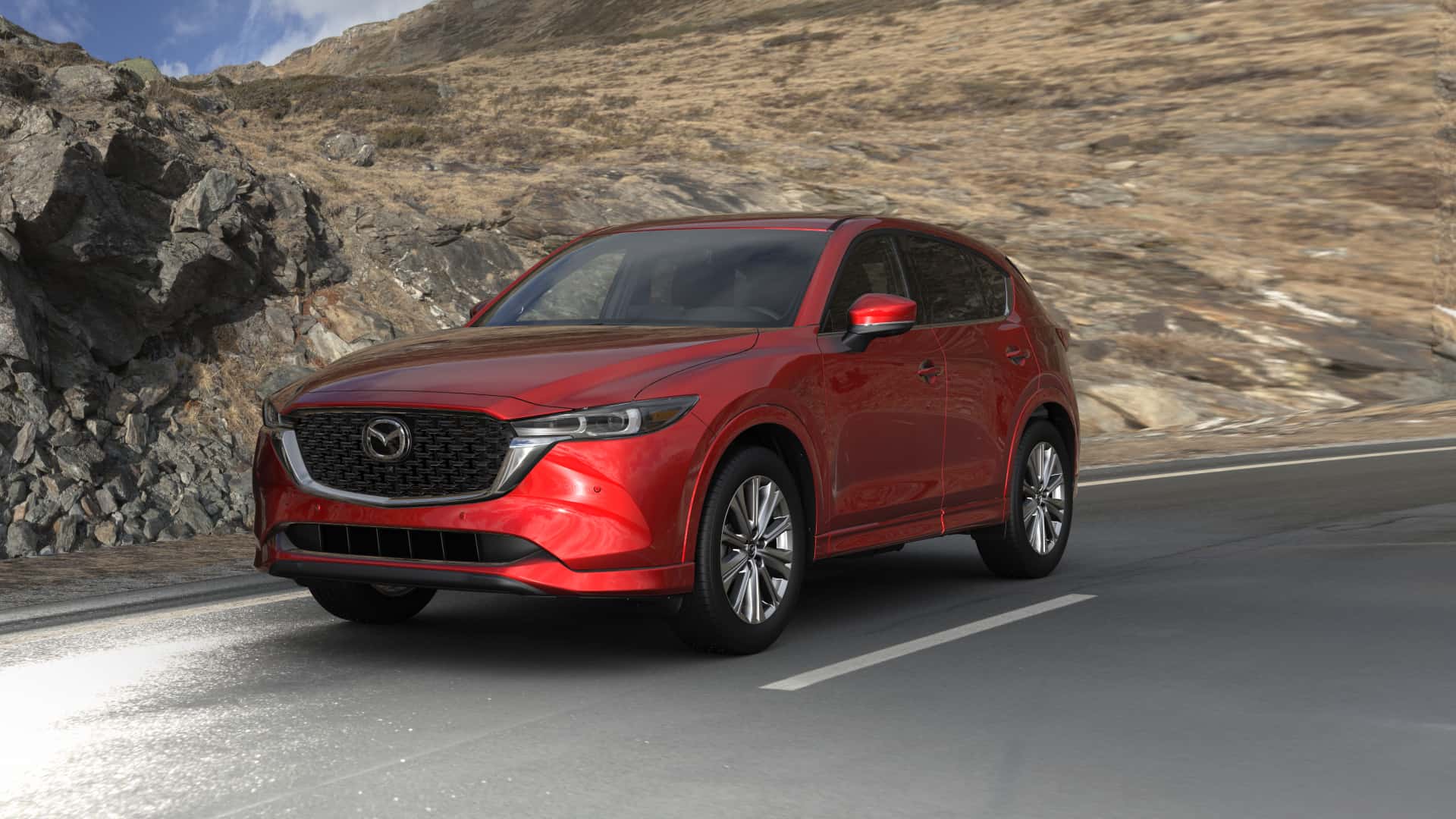 2023 Mazda CX-5 2.5 Turbo Signature Soul Red Crystal Metallic | Velocity Mazda in Tyler TX