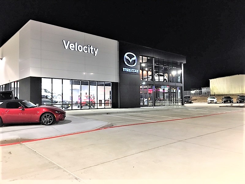 Inside Velocity Mazda