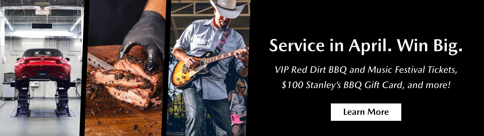 Service in April, Win Big. 